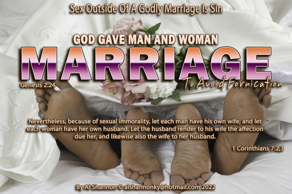 Sex Outside Of A Godly Marriage Is Sin